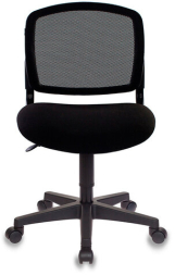 Кресло оператора CH-296NX без подлокотников, черное, 956343