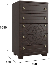 Комод «Монблан» МБ-35К венге