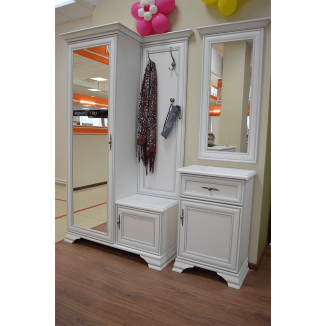 Прихожая Кентаки белый комплект 2