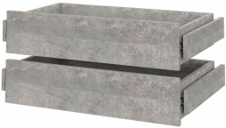 Шкаф 3-створчатый ШК 5 (1200) Цемент светлый/Белый шагрень