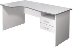 Стол кривол. с тумбой Л КМ78  (СМ7Л+ТМ10)