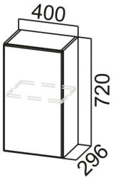Шкаф навесной Ш400 Вектор