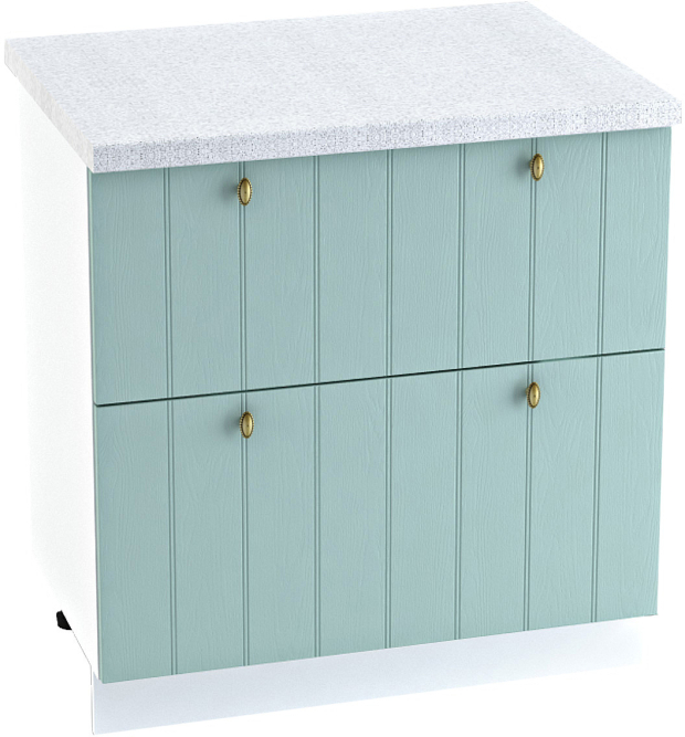 Шкаф нижний 2 ящика Кухня Прованс ШН2Я 800