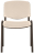 Стул для персонала и посетителей BRABIX "Iso CF-005", черный каркас, кожзам бежевый, 531978