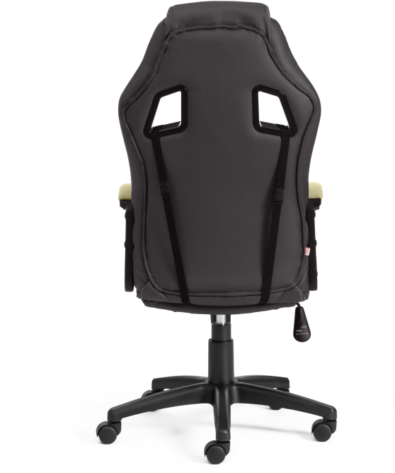 Кресло DRIVER кож/зам/ткань, металлик/фисташковый, 36/25