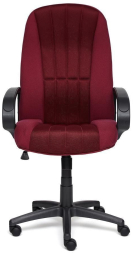 Кресло СН833 ткань/сетка, бордо/бордо, 2604/13