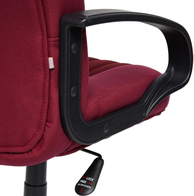 Кресло СН833 ткань/сетка, бордо/бордо, 2604/13