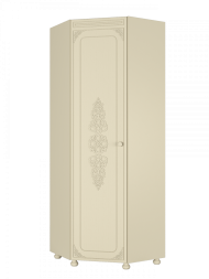 Шкаф угловой Ассоль плюс АС-52К (левый) ваниль