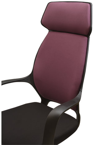 Кресло офисное BRABIX PREMIUM "Galaxy EX-519", ткань, черное/терракотовое, 531570