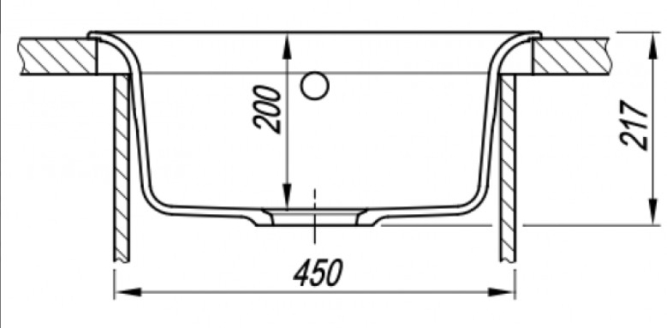 Мойка для кухни из искусственного камня Florentina Антик