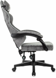 Кресло компьютерное BRABIX "Shooter GM-123", 2 подушки, ткань, серое, 533192