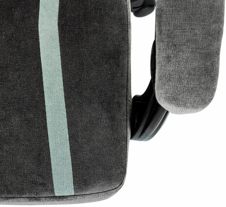 Кресло компьютерное BRABIX "Shooter GM-123", 2 подушки, ткань, серое, 533192