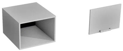 Верхний шкаф ВГГ-500 (горизонтальный глубокий) Лаванда