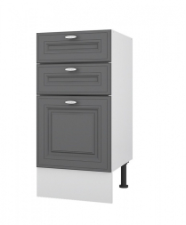 Стол рабочий 400 мм с тремя ящиками B-BOX (Метабоксы) Ева