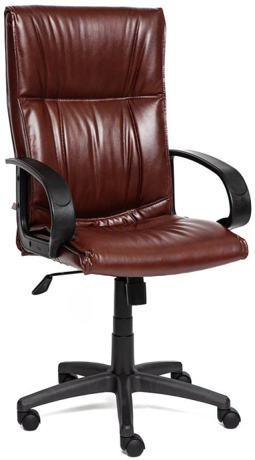 Кресло DAVOS кож/зам, коричневый, 2 TONE