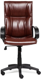 Кресло DAVOS кож/зам, коричневый, 2 TONE
