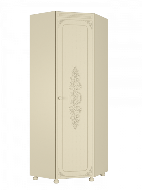 Шкаф угловой Ассоль плюс АС-52К (правый) ваниль