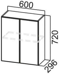 Шкаф навесной Ш600 Бостон