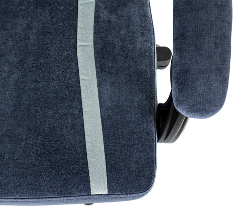 Кресло компьютерное BRABIX ''Shooter GM-123'', 2 подушки, ткань, синее/серое, 533212