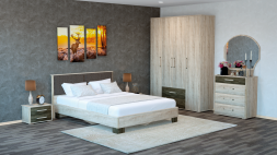 Кровать Версаль-2 КД 2.7 (щит ЛДСП)