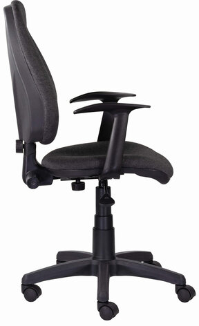 Кресло BRABIX "Comfort MG-321", регулируемая эргономичная спинка, ткань, серое, 532557