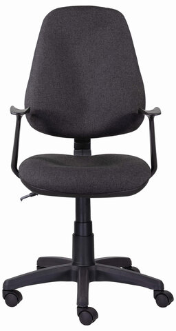 Кресло BRABIX "Comfort MG-321", регулируемая эргономичная спинка, ткань, серое, 532557