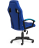 Кресло DRIVER кож/зам/ткань, синий/голубой, 36-39/23