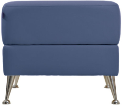 Кресло мягкое &quot;Норд&quot;, &quot;V-700&quot;, 820х720х730 мм, c подлокотниками, экокожа, голубое