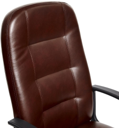 Кресло DEVON кож/зам, коричневый, 2 TONE