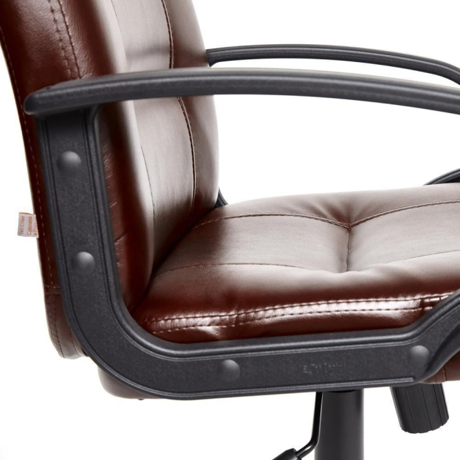 Кресло DEVON кож/зам, коричневый, 2 TONE