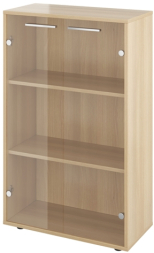 Шкаф никзий со стеклом КЦ36