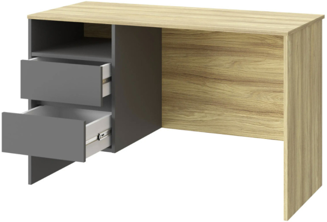 Стол Оскар ОС-24 блэквуд ячменный/графит