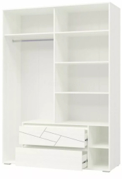 Шкаф 4-х дверный с ящиками Аделина