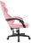 Кресло компьютерное BRABIX ''Shooter GM-123'', 2 подушки, ткань, розовое/серое, 533213