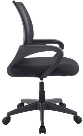 Кресло CROMEX Hit CH-695, с подлокотниками, сетка, черное, ткань TW, 533065