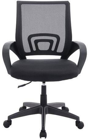 Кресло CROMEX Hit CH-695, с подлокотниками, сетка, черное, ткань TW, 533065