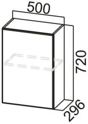 Шкаф навесной Ш500 Вектор