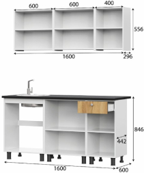 Кухонный гарнитур КГ 1