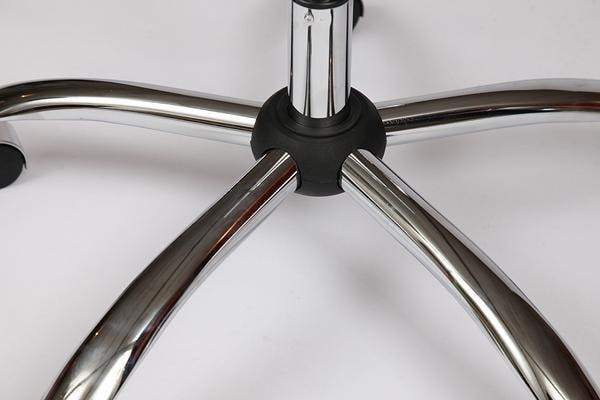 Кресло BERGAMO (хром) кож/зам, коричневый, 2 TONE