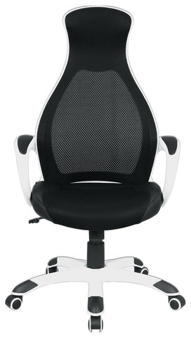 Кресло офисное BRABIX PREMIUM "Genesis EX-517", пластик белый, ткань/экокожа/сетка черная, 531573