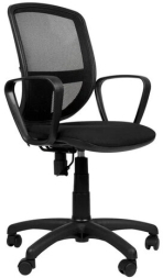 Кресло офисное Betta, ткань, черное C11