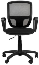 Кресло офисное Betta, ткань, черное C11