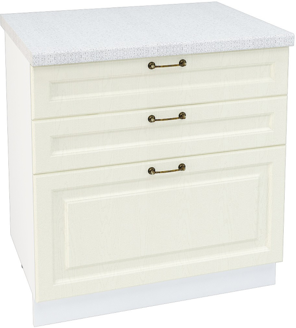 Шкаф нижний 3 ящика Кухня Ницца ШН3Я 800