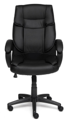 Кресло OREON кож/зам, черный/черный перфорированный, 36-6/36-6/06