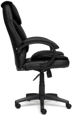 Кресло OREON кож/зам, черный/черный перфорированный, 36-6/36-6/06