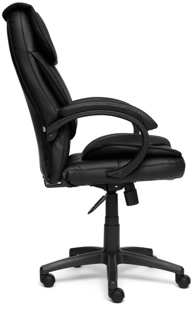 Кресло OREON кож/зам, черный/черный перфорированный, 36-6/36-6/06