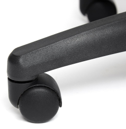 Кресло OREON кож/зам, черный/черный перфорированный, 36-6/36-6/06