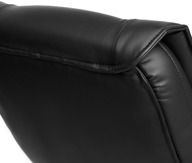 Кресло OREON кож/зам, черный/черный перфорированный, 36-6/36-6/06