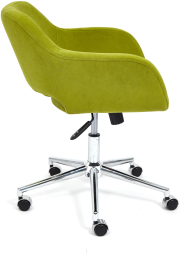 Кресло MODENA хром флок , олива, 23