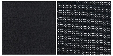 Кресло офисное МЕТТА "К-5.1" хром, ткань-сетка/кожа, сиденье мягкое, черное